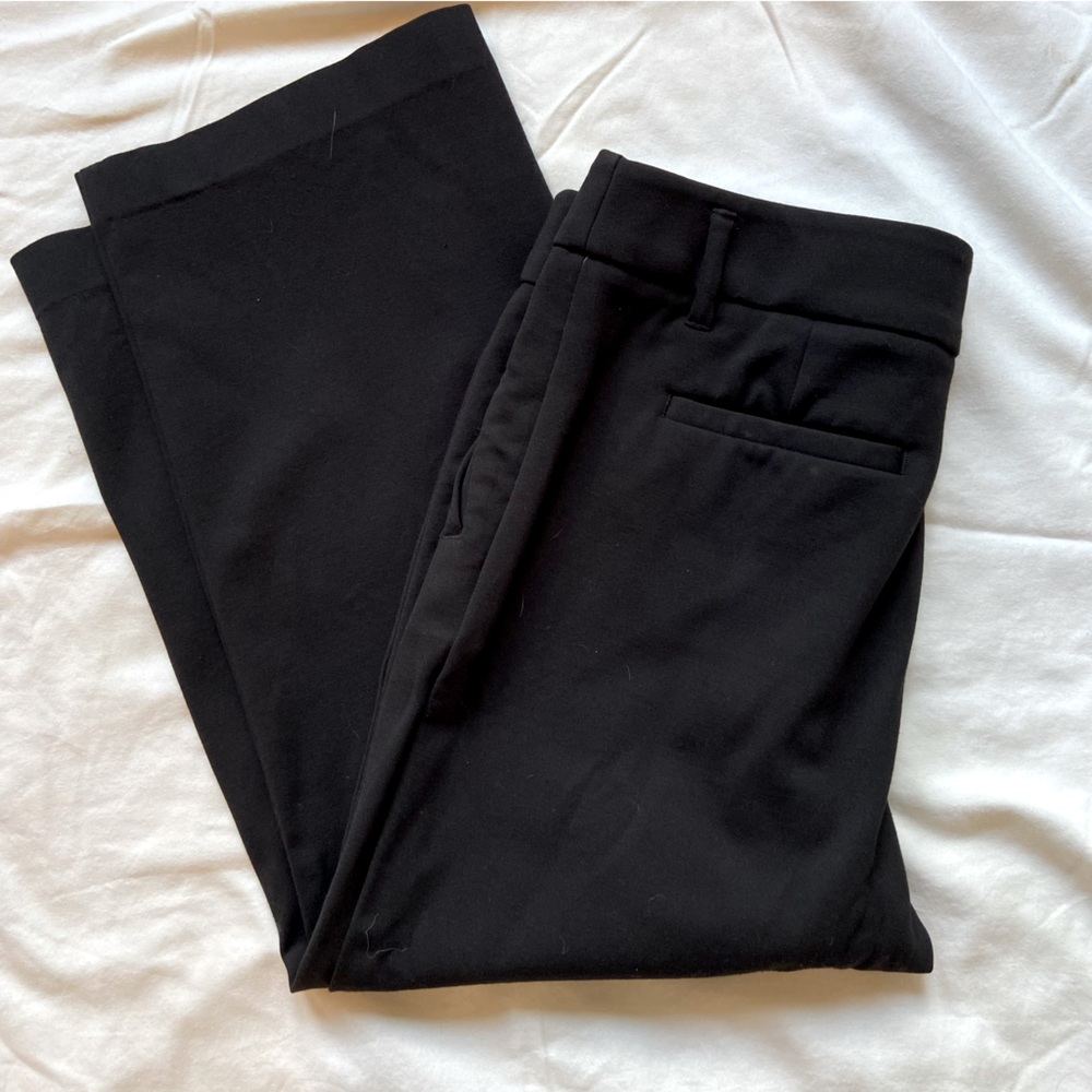 Loft cropped high waist pants